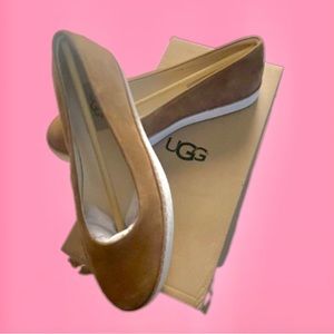 UGG Pure Australia Womens Kammi Chestnut Suede Slip On Shoes Women's Sz 5